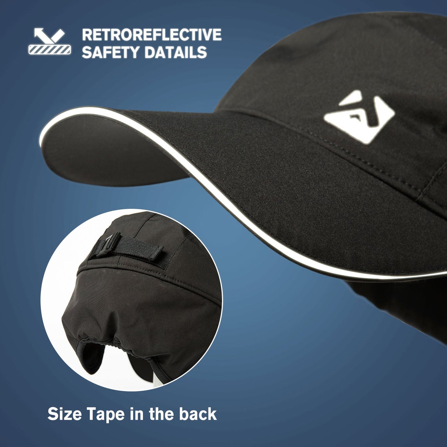 Waterproof Earflap Baseball Cap Fleece Lined M/L/XL/XXL TOP-EX