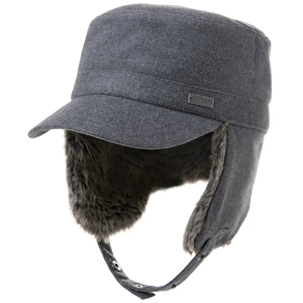 TOP-EX Trapper Hat Earflap Elmer Fudd Military Baseball Cap Winter Warm Unisex TOP-EX
