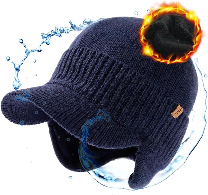 DryKnit™ x Polartec® | Waterproof Earflap Beanie Merino Wool