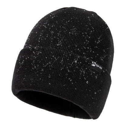 DryKnit™ Waterproof Merino Wool Beanie – Fleece Lined Warm Winter Hat for Large Heads