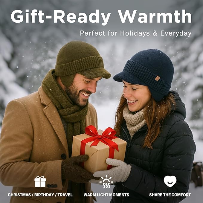 DryKnit™ x Polartec® | Waterproof Earflap Beanie Merino Wool