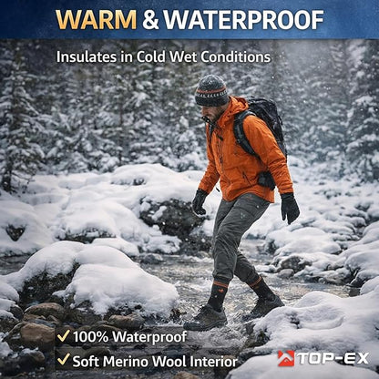 DryKnit™ Waterproof Merino Wool Crew Socks
