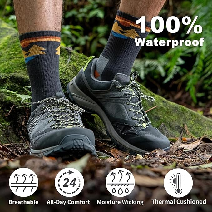 DryKnit™ Breathable Waterproof Winter Crew Socks